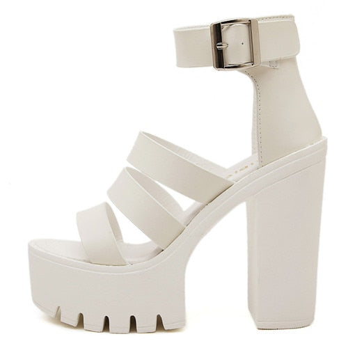 Gdgydh 2019 New Summer Shoes Women White Open